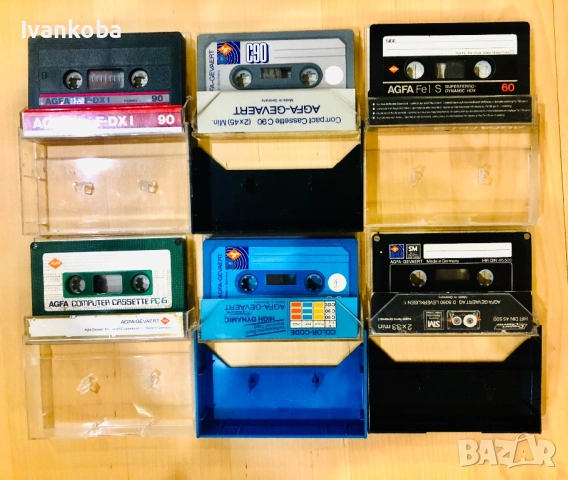 Лот аудио касети Agfa - различни видове, снимка 3 - Други - 54084650