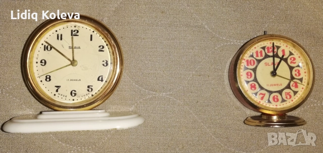 Часовници-будилници, снимка 3 - Антикварни и старинни предмети - 52074306