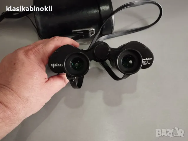  Ловен Японски Бинокъл-Opticron High Resolution 10x42., снимка 2 - Екипировка - 46781270