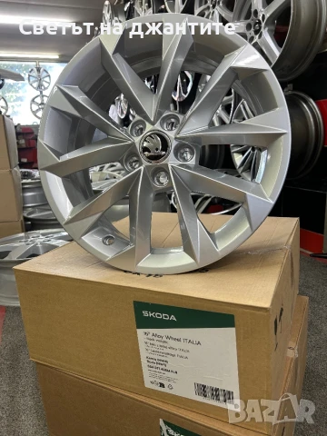 Джанти 16 Цола 5х100 Skoda Scala Kamiq  VW T-Cross Tiago Polo Нови Оригинални , снимка 6 - Гуми и джанти - 51013132