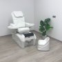 Стол за спа педикюр/маникюр/масаж + табуретка Omega - бял-черен, снимка 3