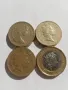 лот 4 монети от 1 паунд различни години, снимка 2