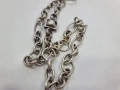 Дамски сребърен синджир, снимка 8