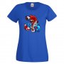Дамска тениска Mario Zombie VS Sonic Zombie Игра,Изненада,Подарък,Празник,Повод, снимка 6