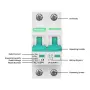 Taxnele TXL7-63PV DC MCB 1000V DC 6kA – 10A до 63A, снимка 3