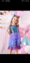 Детска лилава рокля Русалка, снимка 1 - Детски рокли и поли - 35685022