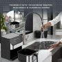 Фритюрник с горещ въздух 8L 1800W с 11 програми, LCD дисплей, таймер и прозорец за наблюдение, снимка 7