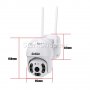 Въртяща безжична WiFi FullHD външна камера – 8LED 120.00лв. 89.99лв., снимка 2