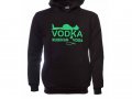 Нов мъжки забавен суичър с трансферен печат VODKA Russian yoga, водка, алкохол, Русия, снимка 8