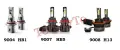 LED Лед Крушки 9004 / HB1, 9007 / HB5, 9008 / H13 За Американски Автомобили Комплект, снимка 2