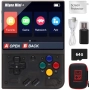 Нова Ръчна игрова конзола Miyoo Mini Plus, 3.5-инчов IPS екран, вградена 64G TF карта, 10000+ игри, снимка 1