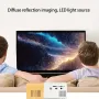 Мини проектор 1080p,съвместим със смартфон/ таблет/ лаптоп/ PS3/ PS4/ TV Stick, снимка 6
