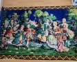 Голям винтидж кавьор, килим за стена френски Барок. , снимка 8