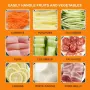Мултифункционален чопър Spring Slicer за рязане на плодове и зеленчуци с контейнерче , снимка 3