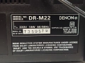 стерео касетъчен дек касетофон DENON DR-M22 , снимка 9