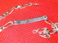 Sheliden AS 11-07-09 РЪЧНО ГРАВИРАНА и ДАТИРАНА СРЕБЪРНА ГРИВНА СРЕБРО 925 АРТ КАРТИЕ ПЛЕТКА 41954, снимка 4
