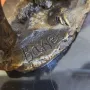 Бронзова скулптура на глиган върху мраморна основа, снимка 3