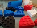 Lego тухлички заоблен ъгъл 4х4, снимка 2