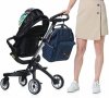 Нова удобна чанти за пелени Раница за детска количка с термо джобове, снимка 8