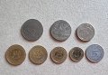 Монети. Тунис . 2, 1 и 1/2 динар, 10, 20, 50 ,100, 5 милима. 8 бройки.