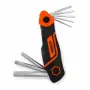 Сгъваем комплект звездогаечни ключове тип Torx, снимка 2