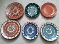 Битови цветни керамични чиний , снимка 1 - Чинии - 31874902