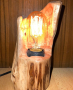 Ръчно изработена лампа от дърво, снимка 4
