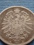 Сребърна монета 0.900 проба 1 марка 1876г. Германска империя Вилхелм първи 39625, снимка 9