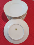 Комплект порцеланови чинии със златен кант, снимка 4