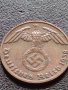 Две монети 1 райхспфенинг 1938г. / 1 райхспфенинг 1941г. Трети райх с СВАСТИКА редки 17385, снимка 6