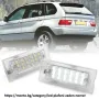 LED Плафони за Заден Номер за BMW X5 E53 и X3 E83 – Canbus, 2 броя, снимка 2