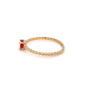Златен дамски пръстен 1,18гр. размер:56 14кр. проба:585 модел:22004-5, снимка 3