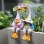 Декоративни фигурки ,чифт влюбени патици за тераса,двор,балкон,ресторант,офис ,дом, снимка 7