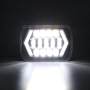 LED Фарове 200W 20x14 см за Jeep Wrangler YJ, Cherokee XJ, Daihatsu Feroza, снимка 6