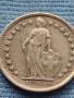 Сребърна монета 0.835 проба 1/2 франк1943г. Швейцарска Конфедерация 39654, снимка 7