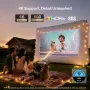 Смарт проектор Aurzen Boom Mini, Google TV, 1080P, 4K, 500 ANSI, WiFi, Bluetooth, снимка 4