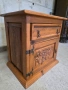Ретро шкафче с метален обков, снимка 2