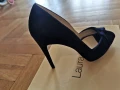 Обувки висок ток, Karen Millen, 38 номер, НОВИ, Navy Blue цвят, снимка 3