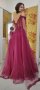 Бална рокля тип Принцеса в цвят бордо, снимка 2