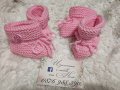 Бебешки и детски ръчно плетени терлички чорапи