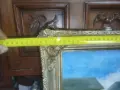 Тореадори. Масло на платно . Стара испанска картина с изящна дървена рамка с размери от снимките, снимка 10