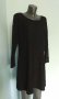 Черна дантелена рокля или туника "Milla"® / голям размер , снимка 1 - Рокли - 40526791