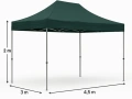 Шатра павильон 3 х 4,5м зелена НОВА, снимка 4