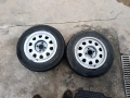 Зимни гуми с джанти 185/65R14 4x100, снимка 1