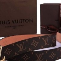  Louis Vuitton  дамски и мъжки колан, снимка 4 - Колани - 30879590