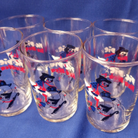 Детски комплект стъклени чаши, вода, безалкохолно с щампа, снимка 7 - Колекции - 44530897