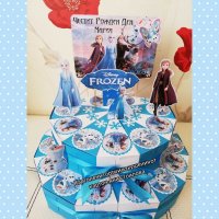 Картонена торта Замръзналото кралство Frozen , снимка 11 - Други - 27734918