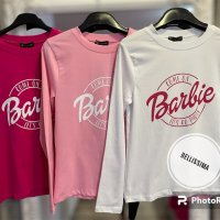 3 цвята дамска блуза Barbie , снимка 1 - Блузи с дълъг ръкав и пуловери - 42131274