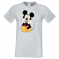 Мъжка тениска Mickey Mouse 3 Подарък,Изненада,Рожден ден, снимка 4 - Тениски - 36576280