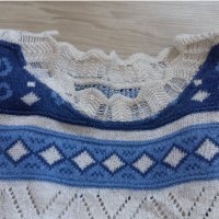 МАШИННО ПЛЕТЕНА БЛУЗА, снимка 7 - Блузи с дълъг ръкав и пуловери - 39764840